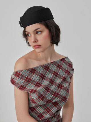 DOUBLE BUCKLE SAILOR HAT