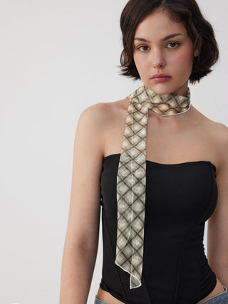 PLAID SCARF