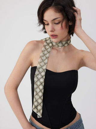 PLAID SCARF