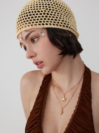 SHELL KNITTED HAT