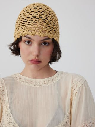 SEQUIN KNITTED HAT