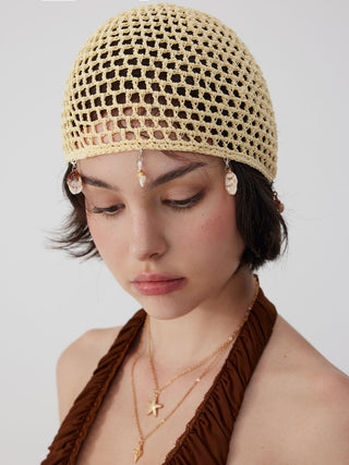 SHELL KNITTED HAT