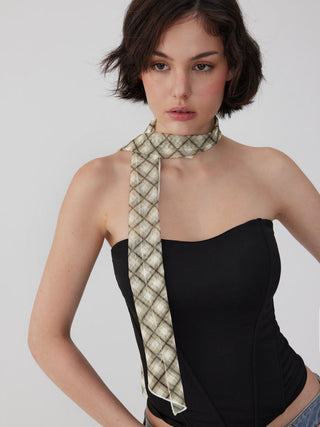 PLAID SCARF