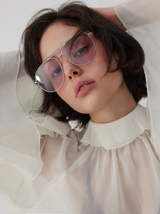 OVAL FRAME FASHION GLASSES