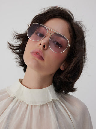 OVAL FRAME FASHION GLASSES