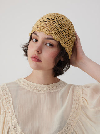 SEQUIN KNITTED HAT