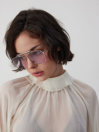 OVAL FRAME FASHION GLASSES