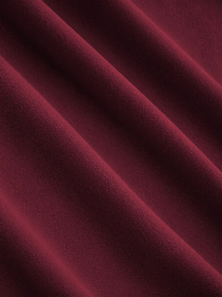 Round Neckline Ruched Maxi Dress