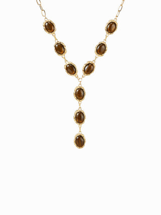 RESIN Y-SHAPED NECKLACE