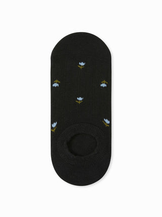 5 PAIRS FLORAL INVISIBLE SOCKS SET