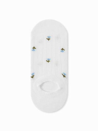 5 PAIRS FLORAL INVISIBLE SOCKS SET
