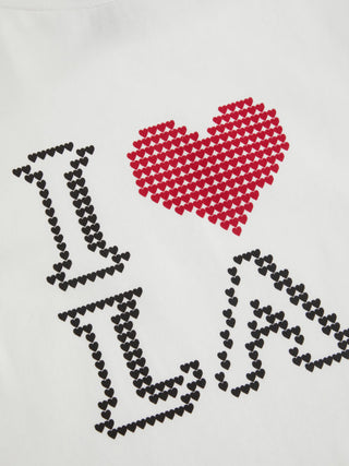 Cotton-blend I Heart LA Graphic Short Sleeve Tee