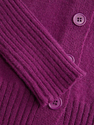 Knit Ruffle Hem Cardigan