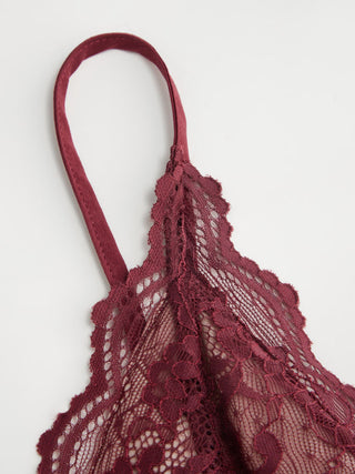 Satin V-Neck Lace Panel Mermaid Maxi Dress
