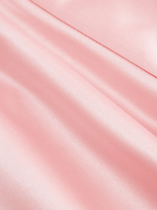 Satin Sculptural Square Neck Bowknot Flared Mini Dress
