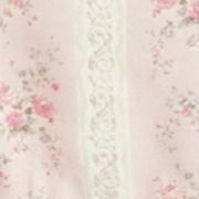 Cotton Floral Square Neck Lace Up Ruffle Hem A-line Mini Dress