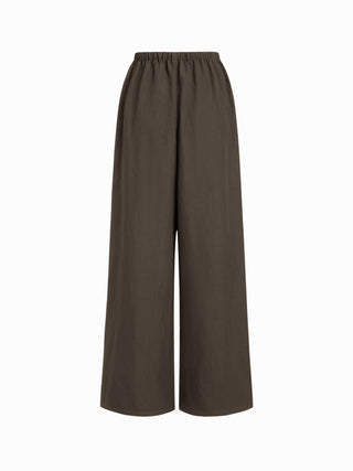 Square Neck Oversized Cami Top & Mid Rise Wide Leg Trousers Set