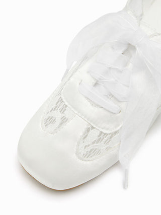 MESH LACE-UP SNEAKERS