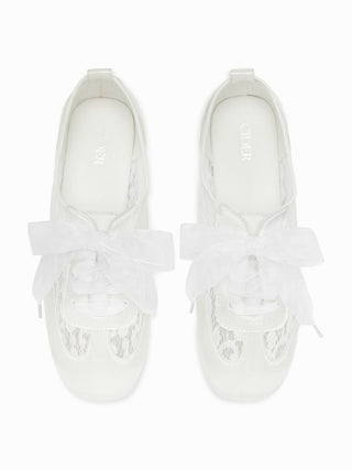 MESH LACE-UP SNEAKERS