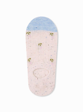 4 PAIRS FLORAL INVISIBLE SOCKS SET