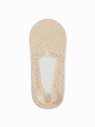 5 PAIRS FLORAL LACE INVISIBLE SOCKS SET