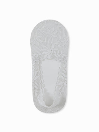 5 PAIRS FLORAL LACE INVISIBLE SOCKS SET