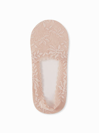 5 PAIRS FLORAL LACE INVISIBLE SOCKS SET