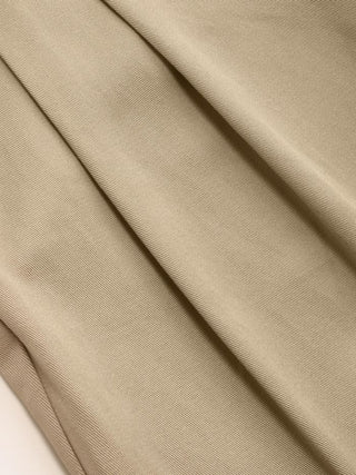 Cotton-blend Low Rise Metal Detail Pleated Wide Leg Trousers