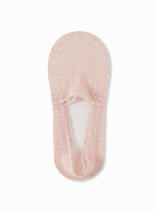 5 PAIRS POLKA DOT LACE INVISIBLE SOCKS SET
