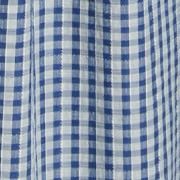 Cotton-blend Gingham Ruched Bowknot Strappy A-line Maxi Dress