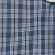 Cotton Gingham Peter Pan Collar Puff Sleeve Pleated Oversized Blouse