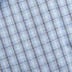 Cotton-blend Gingham Short Sleeve Twist Knotted Blouse