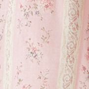 Cotton Floral Boat Neck Button Front Tiered Mini Dress