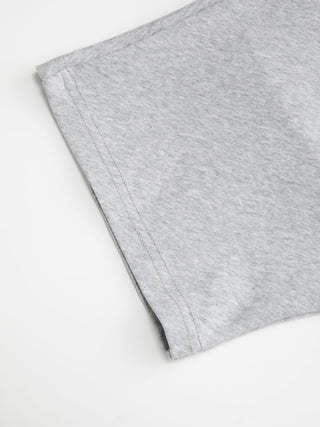Cotton-blend Cowl Neck Short Sleeve Tee