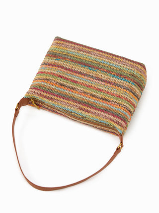 STRIPED SHOULDER BAG