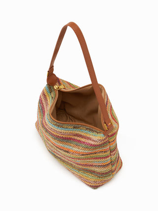 STRIPED SHOULDER BAG