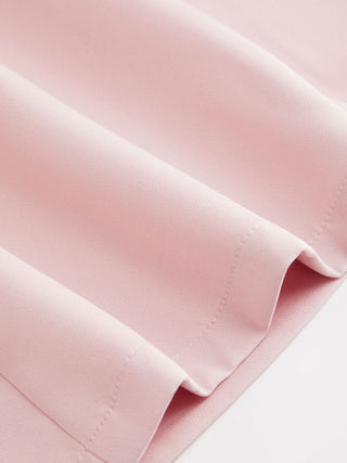 Cut Out Bowknot Puff Sleeve A-line Mini Dress