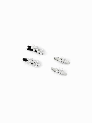 4PCS FLOWER HAIR CLIP SET