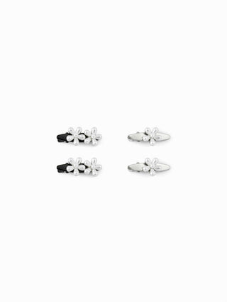 4PCS FLOWER HAIR CLIP SET