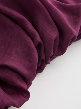 Chiffon Bubble Hem Crop Cami Top & Mid Rise Maxi Skirt Set