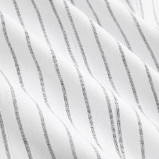 Linen-blend V-neck Striped Sleeveless Top & Mid Rise Tapered Trousers Set