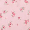Cotton-blend Floral Round Neck Short Sleeve Tee