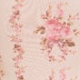 Ditsy Floral Scoop Neckline Knotted Short Sleeve Tee