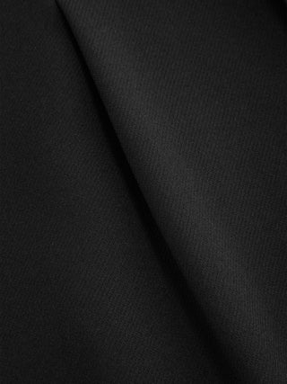Low Rise Pleated Metal Detail Straight Leg Trousers