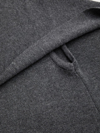 Knit Wool-blend Boat Neck Cloak Sleeve Cloak Top