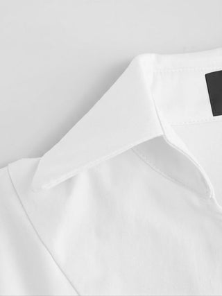 Short Sleeve Mid Rise A-line Mini Dress