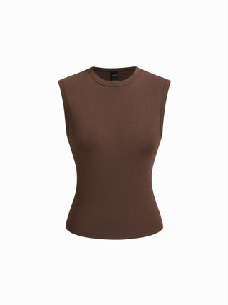High Stretch Cotton-blend Tank Tee