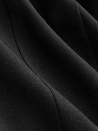 Stand Collar Metal Detail Zip Through Jacket Vest