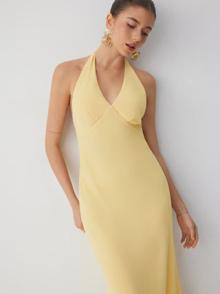 Chiffon Sweetheart Floral Backless Tie Back Mermaid Maxi Dress
