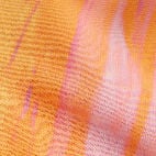 Chiffon Abstract Halter Neckline Ruched Beaded Blouse